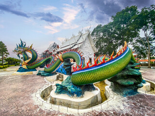 Wall Mural - Wat Nong Chap Tao, turtle and dragon temple in Pattaya, Chonburi, Thailand