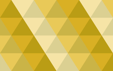  Yellow background. Triangles creating 3D illusion.