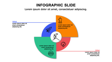 Wall Mural - multipurpose business infographic presentation template.