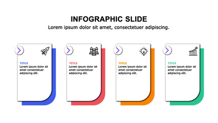 Wall Mural - multipurpose business infographic presentation template.