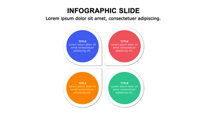 Wall Mural - multipurpose business infographic presentation template.