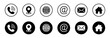 Web icon set. Website set icon vector