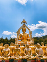 Phuttha Utthayan Makha Bucha Anusorn, Buddhism Memorial Park In Nakhon Nayok, Thailand