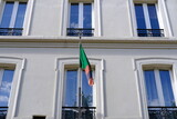 Fototapeta  - The embassy of Zambia in Paris. The 6th july 2021, France.