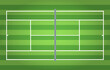 © NARANAT STUDIO - Tennis courts, , grass field court , Vector Illustration EPS 10