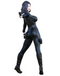 © vladnikon - 3D comics cosplay woman.