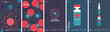 © Molibdenis-Studio - Vaccination. Set of vector illustrations. Simple, fun, background pictures about vaccine action, immunity, health.