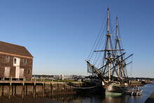 Salem Maritime National Historic Site, Salem, Massachusetts With The Tall-ship Friendship Of Salem .