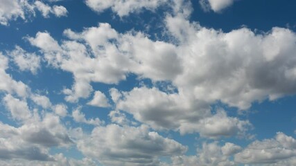 Wall Mural - Qualitative time lapse of beautiful sky. No flicker, no birds.