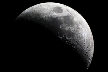 Wall Mural - close up of moon texture