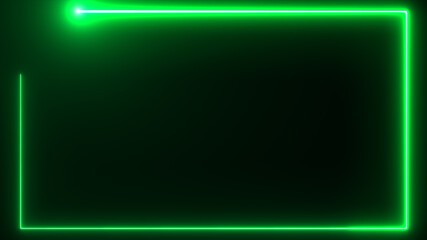 Wall Mural - red glowing technology wave particles with dark blue background
