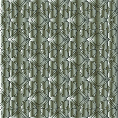 Silver metallic gradient with repeat Pattern . Abstract metallic background.