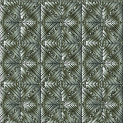 Silver metallic gradient with repeat Pattern . Abstract metallic background.