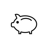 Fototapeta  - piggy bank icon , business and finance icon.