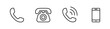 Call icon, Phone icon vector, Telephone sign.