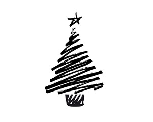 Wall Mural - christmas tree design, vector set.