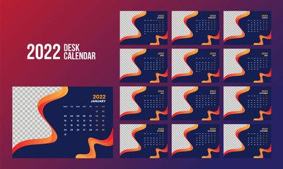 Wall Mural - Calendar Planner for 2022