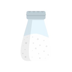 Wall Mural - Salt shaker icon flat isolated vector