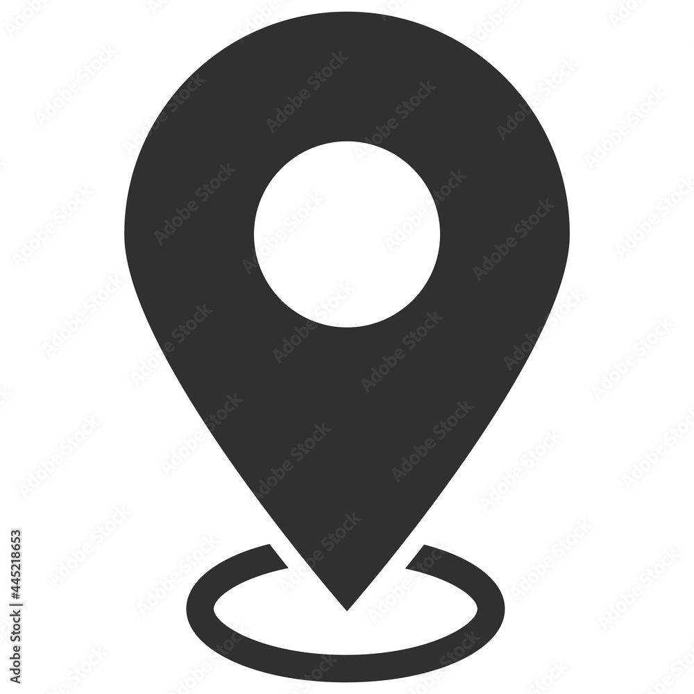 Vector Black Location Icon On White Background Stock Vector Adobe Stock vector-black-location-icon-on-white-background-stock-vector-adobe-stock
