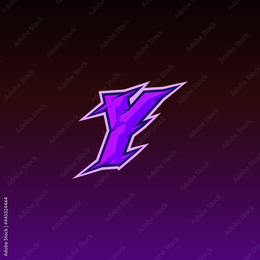 Initial Y Gaming Esport Logo Design Template Inspiration Stock Vector ...