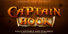 Captain Pirates Text Effect, Editable Ship And Adventure Text Style