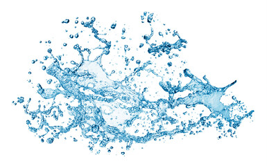 water splash isolated on white background