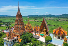 Wat Tham Khao Noi And Wat Tham Sua In Kanchanaburi, Thailand