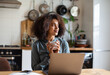 © ReeldealHD images - African American businesswoman working from home