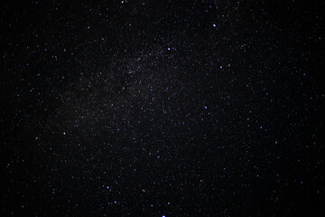 starry sky in the northern hemisphere, stars in the sky in summer July 2021. astrophotography in real time