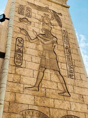 Sticker - egyptian monument country