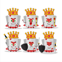 Sticker - A Charismatic King remi card love cartoon character wearing a gold crown