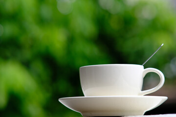 Canvas Print - cup of tea on the table