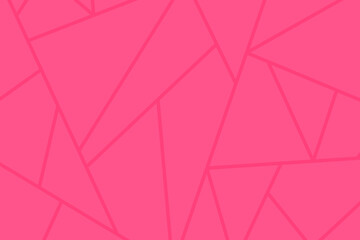 Wall Mural - geometric triangle pattern vector hot pink background