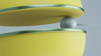 Wall Mural - Endless animation vertical. Oddly satisfying video.Cyclic seamless motion design