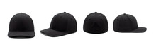 Black Stretch Fit Baseball Cap Product Array Isolated On A White Infinity Cove Background