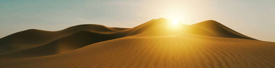 Wall Mural - desert dune sunset
