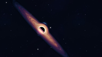 Wall Mural - black hole galaxy