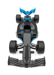 Wall Mural - racing car top view