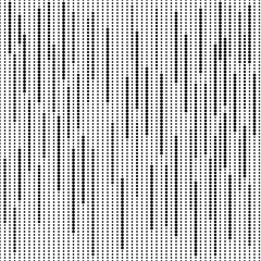 Sticker - Abstract halftone pattern. Black and white background. Vector