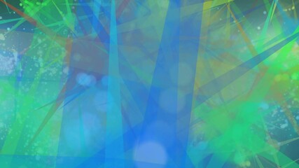 Wall Mural - abstract chaotic flight of ufos similar to stars in neon style. beautiful background. 4 k. isolated 