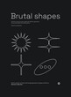 Brutalism Design Vector Cover Mockup