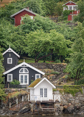 Canvas Print - Oslo housing