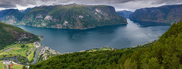 Canvas Print - Aurlandsfjord