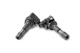 Ignition coil of Gasoline engine in white background use for texture and Clipping Path