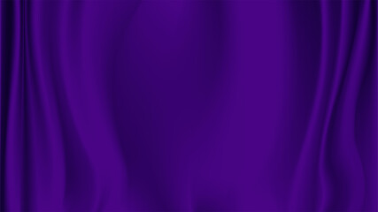 Wall Mural - Abstract purple silk vector background. Luxury purple cloth or liquid wave. Abstract  fabric texture background. Cloth soft wave. Creases of satin, silk, and Smooth elegant cotton.