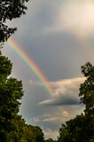 Fototapeta Tęcza - Portrait Rainbow