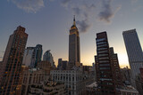 Fototapeta Miasto - Atardecer en Nueva York 2