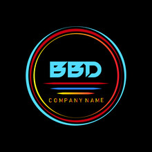 BBD Initial Logo Template Vector .BBD Beauty Vector Initial Logo .