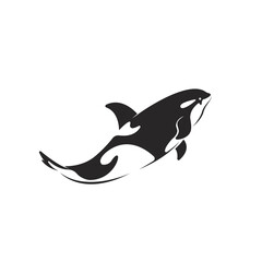 Wall Mural - Vector of whale design on white background. Easy editable layered vector illustration. Wild Animals. Undersea animals