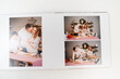 © andrey - pages of photobook from a family photo shoot in kitchen
